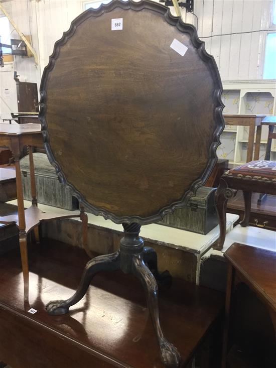 Georgian tripod tilt top table